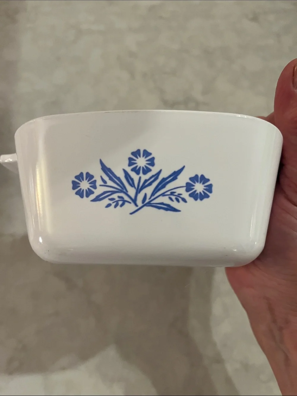 2 Corning Ware Blue Cornflower & Spice of Life Small  Baking Dishes 22 ounces